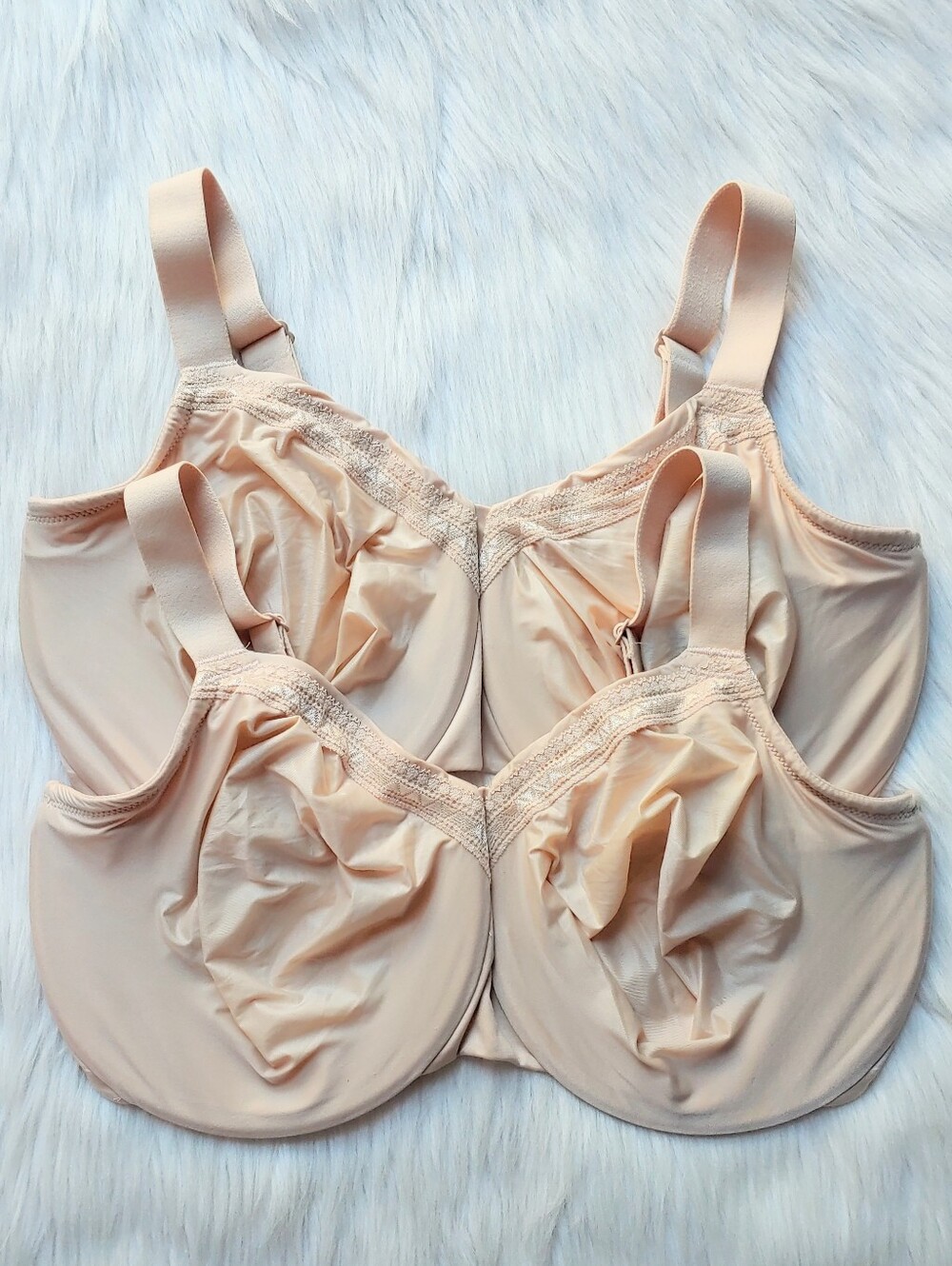 Wacoal Unlined Underwire Bras in Light Beige/ Nude/ Skin Tone, 38J, #855213